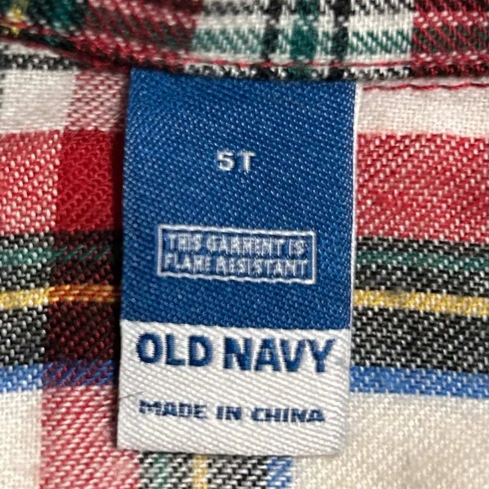 Plaid Kids Shirt - Red, Blue, and White‎